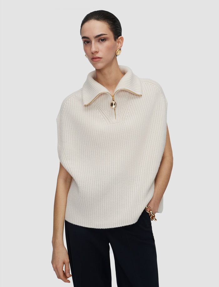 Raffet Fisherman Rib Cashmere Vest