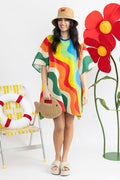 Tela Mercantile Rainbow Ice Mini Dress