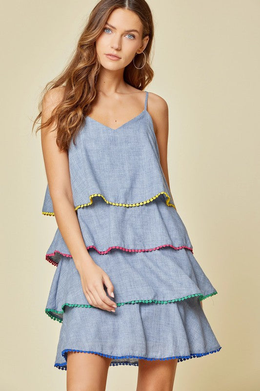 Rainbow Lilly Dress (Curve) image 4