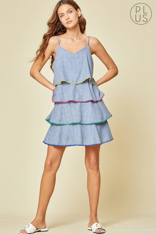 Rainbow Lilly Dress (Curve) image 5