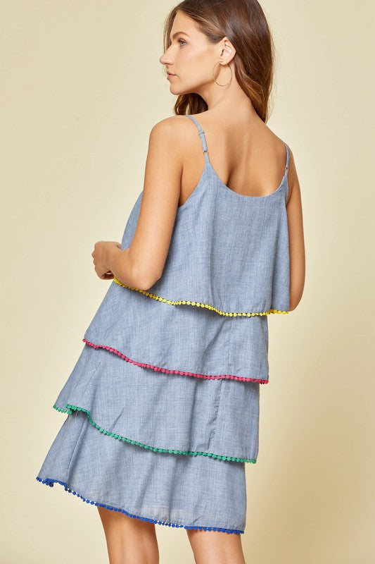 Rainbow Lilly Dress (Curve) image 6
