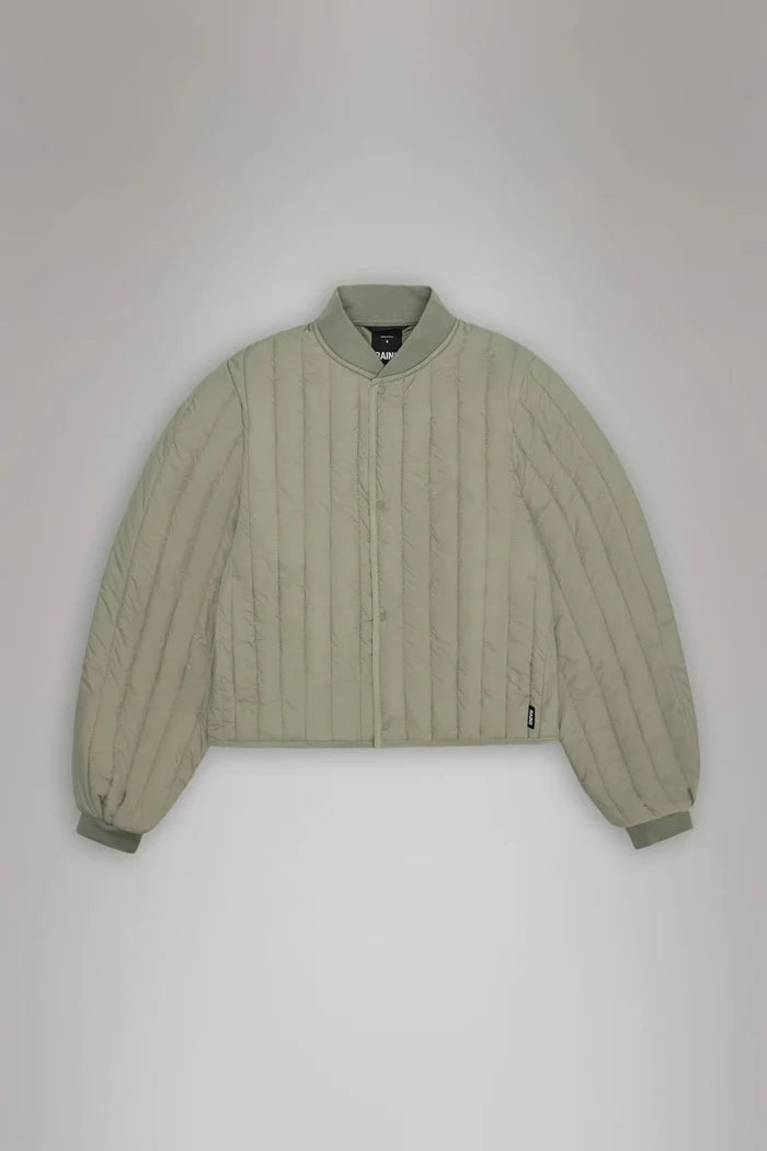 RAINS - Banja Liner Bomber W Jacket in Drift - Kalifornia Jean Bar