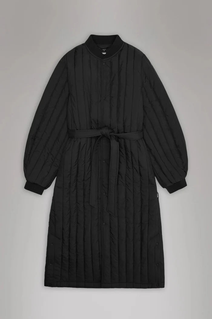Rains - Banja Liner W Coat in Black - Kalifornia Jean Bar