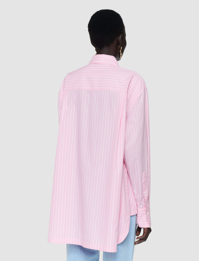 Pink Ranya Cotton Stripe Shirt - Joseph
