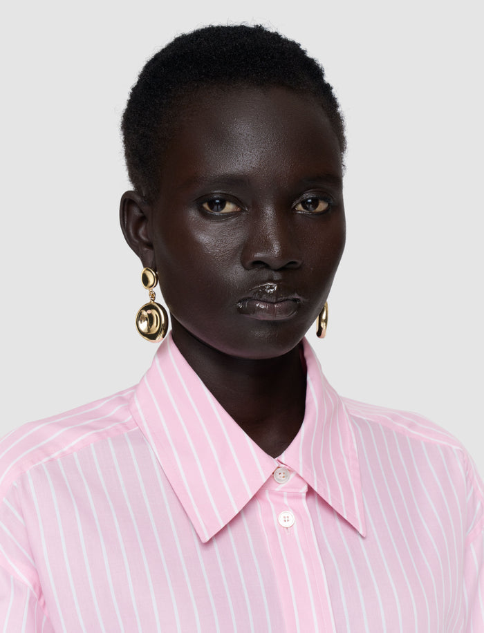 Pink Ranya Cotton Stripe Shirt - Joseph