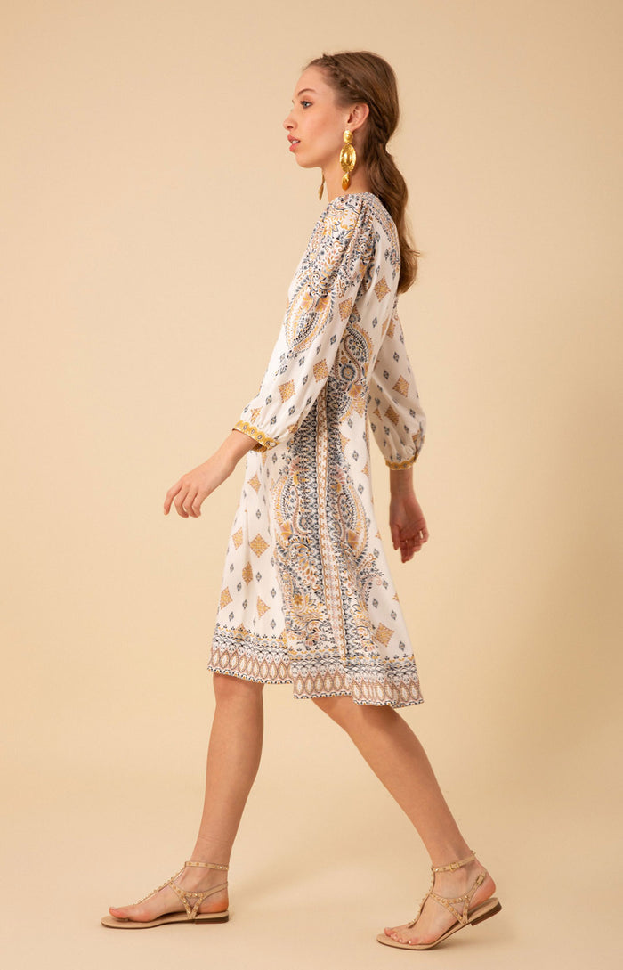 Reagan Jersey Dress, color_beige