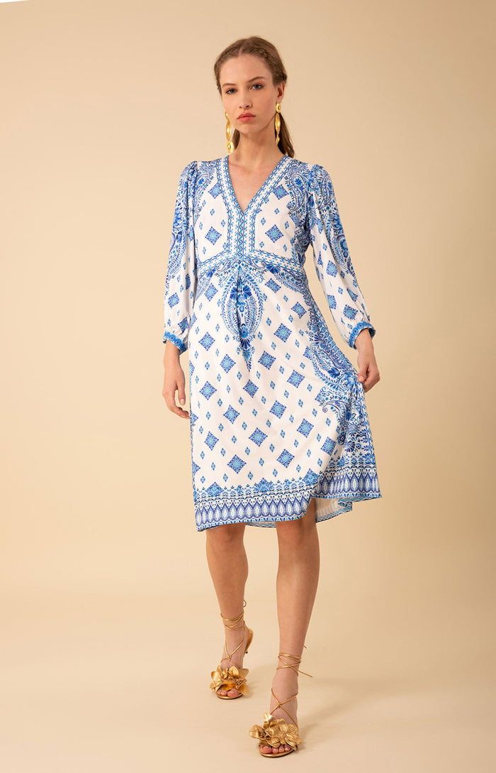 Reagan Jersey Dress, color_blue