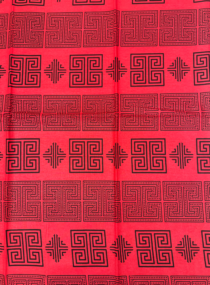 red and black fabric by the yard