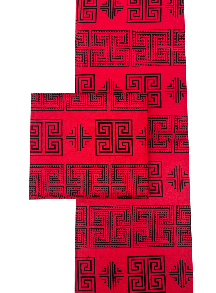 black and red fabric