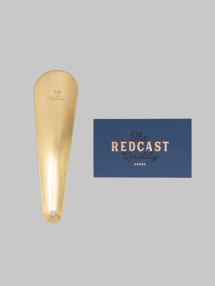 Redcast Heritage Solid Brass Travel Shoehorn card