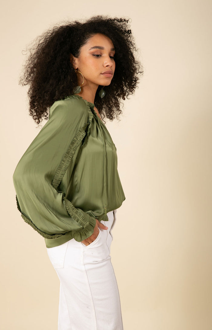 Remington Pleated Solid Top