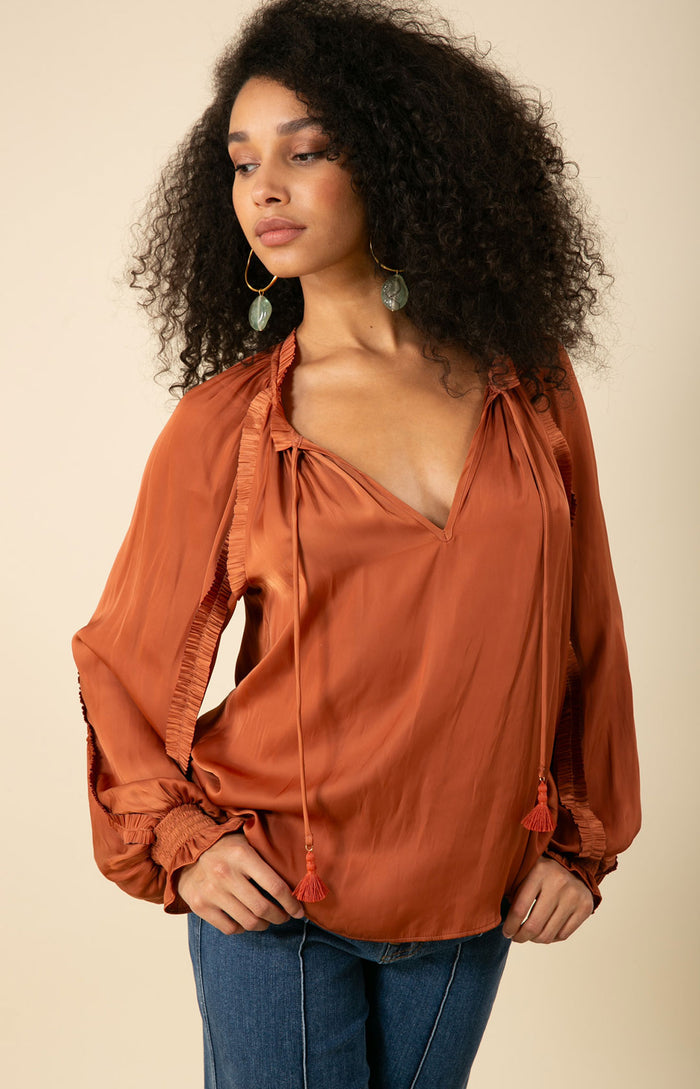 Remington Pleated Solid Top