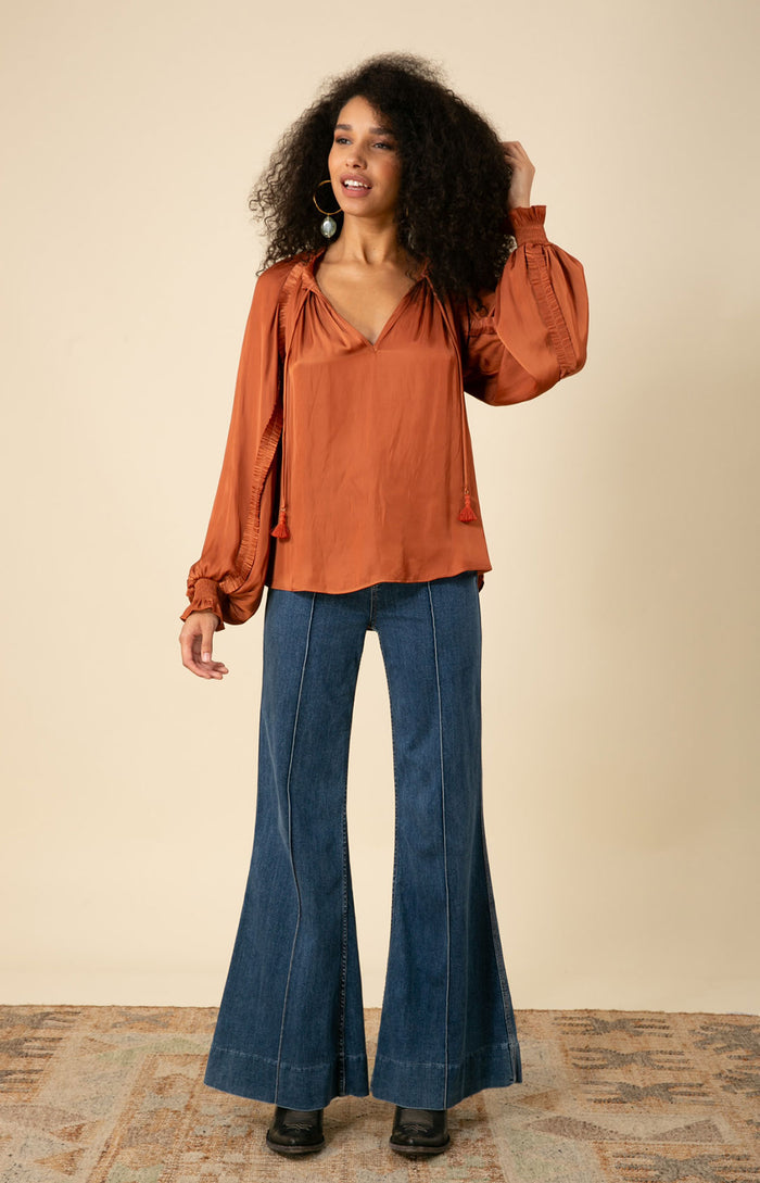 Remington Pleated Solid Top