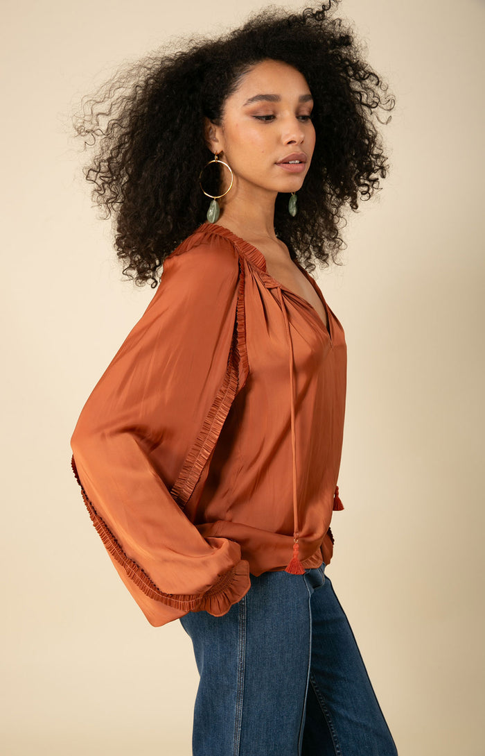 Remington Pleated Solid Top