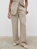 Sachi Is 5’7” & Wears Size UK 8|Remy Trousers - Stone