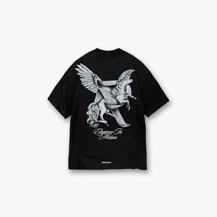 Represent Elegance In Motion Tee Jet Black