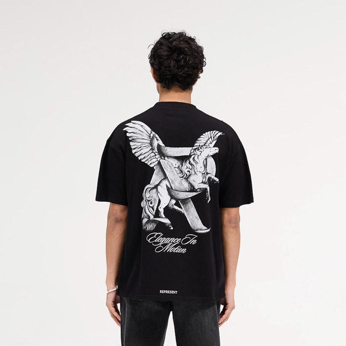 Represent Elegance In Motion Tee Jet Black