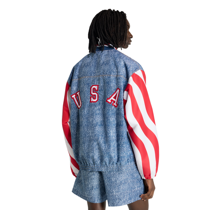 Adidas Retro Denim USA Track Jacket