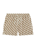 Swimshorts Frescobol Carioca Rio Listra Print Swim Shorts Caramel Apoella