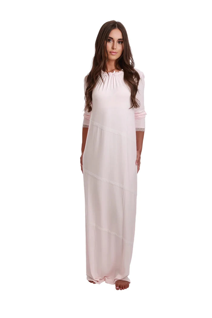 Rojo London Amelia Tulle Trim Nightgown SS26