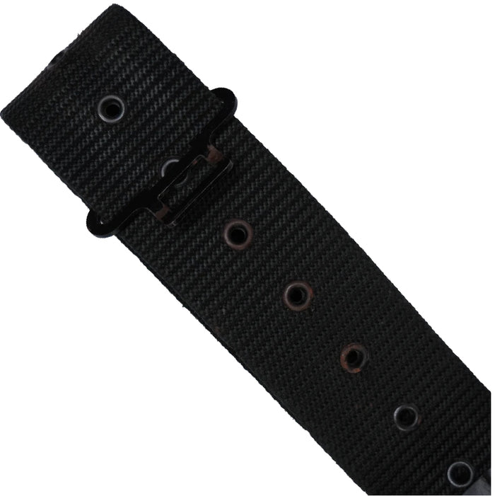 Romanian Army Black Web Belt - Value Grade - Romanian Army Surplus - Belts
