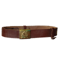 Romanian Army Leather Belt - Romanian Army Surplus - Belts