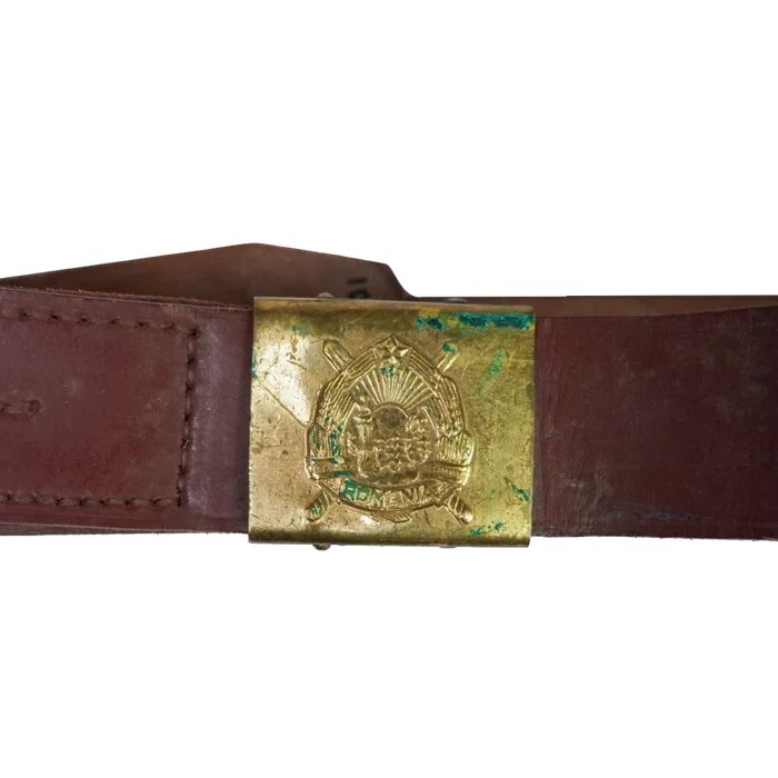 Romanian Army Leather Belt - Romanian Army Surplus - Belts