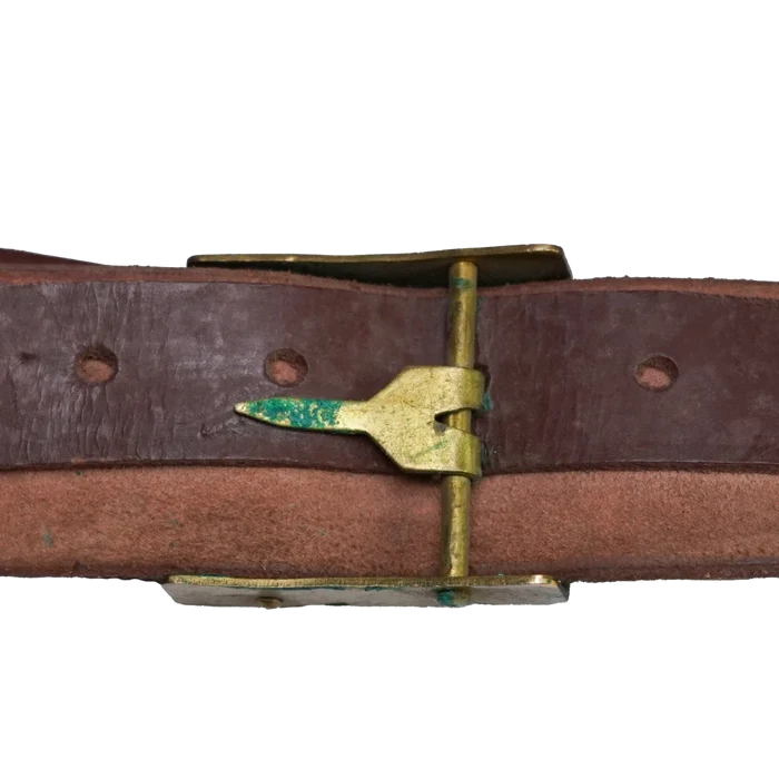 Romanian Army Leather Belt - Romanian Army Surplus - Belts