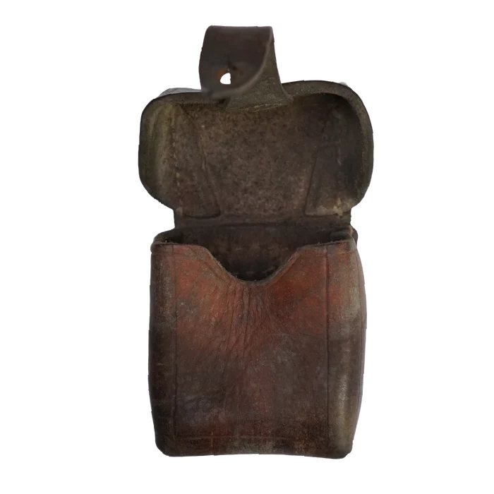 Romanian Army Leather Cartridge Pouch - Romanian Army Surplus - Pouches