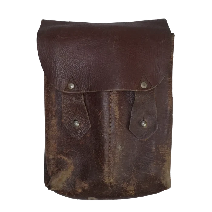 Romanian Army Leather Magazine Pouch - Romanian Army Surplus - Magazine Pouches