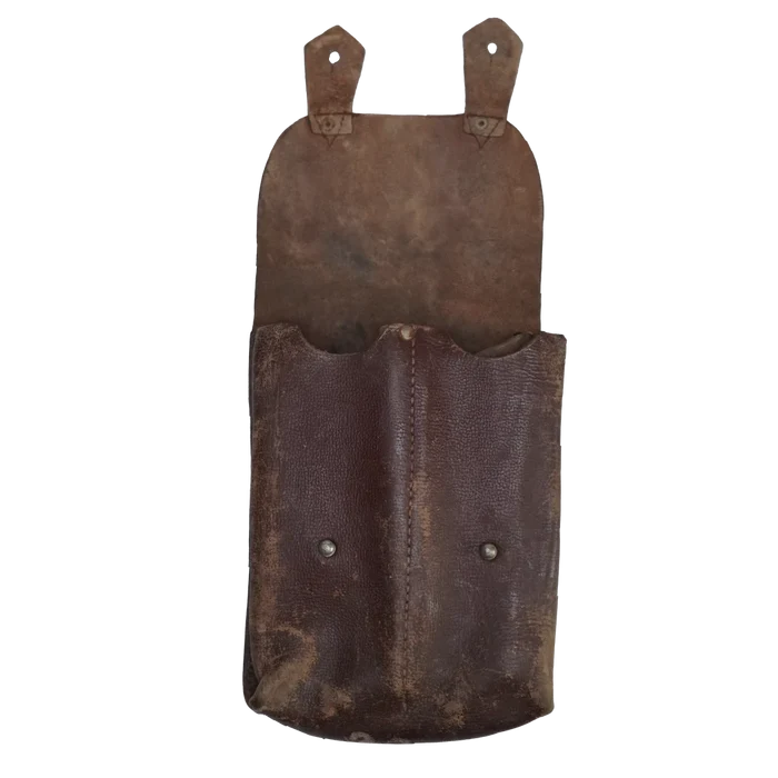 Romanian Army Leather Magazine Pouch - Romanian Army Surplus - Magazine Pouches