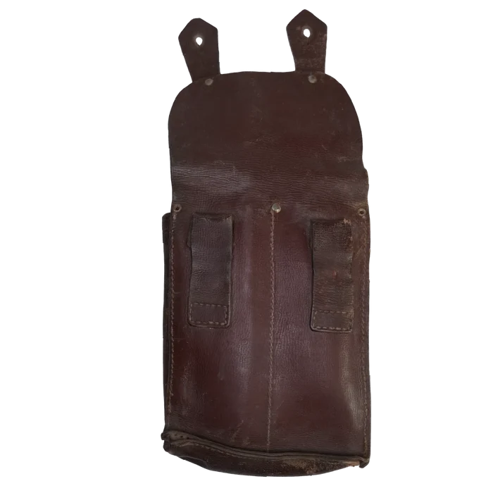 Romanian Army Leather Magazine Pouch - Romanian Army Surplus - Magazine Pouches