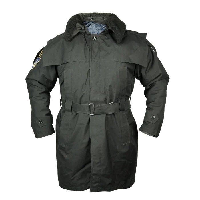 Romanian Naval Academy Black Parka - Romanian Army Surplus - Parkas