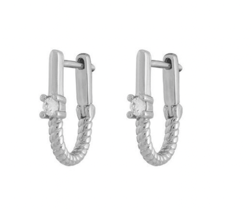 Roped In-Huggie Hoop