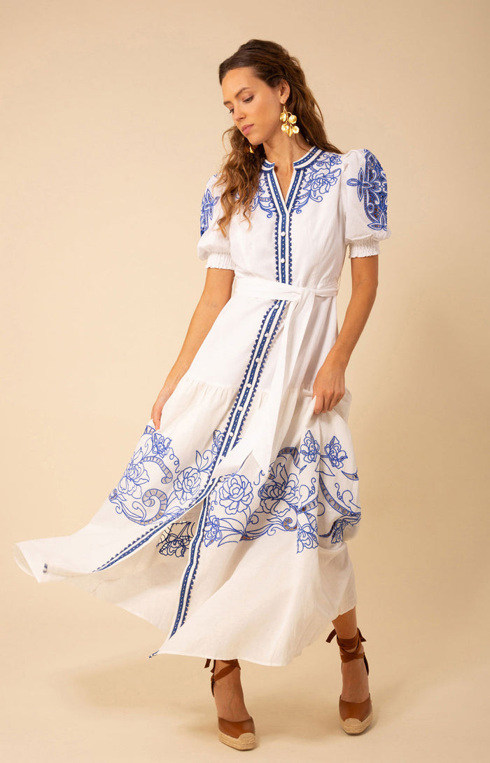 Ruth Linen Maxi Dress