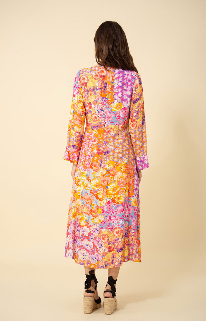 Rylee Midi Dress, color_coral