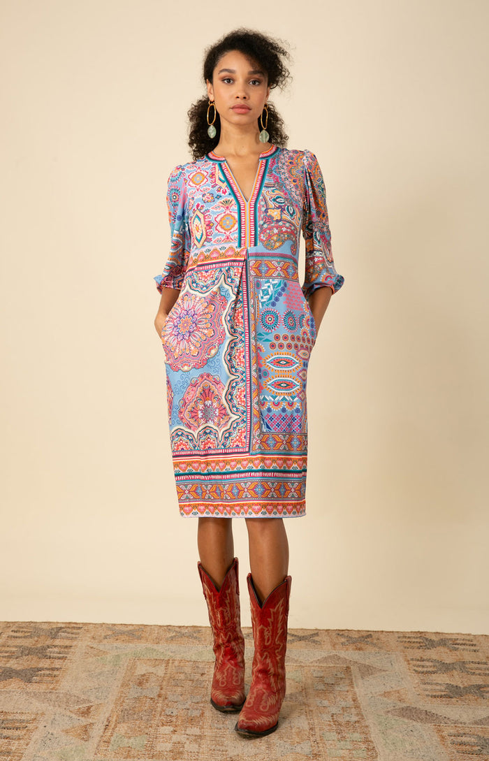 Rylie Jersey Midi Dress, color_blue
