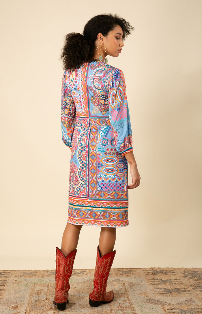 Rylie Jersey Midi Dress, color_blue