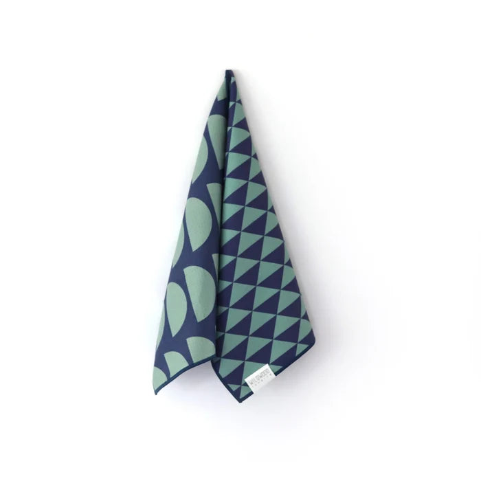 Sage Reversible Microfiber Hand Towel