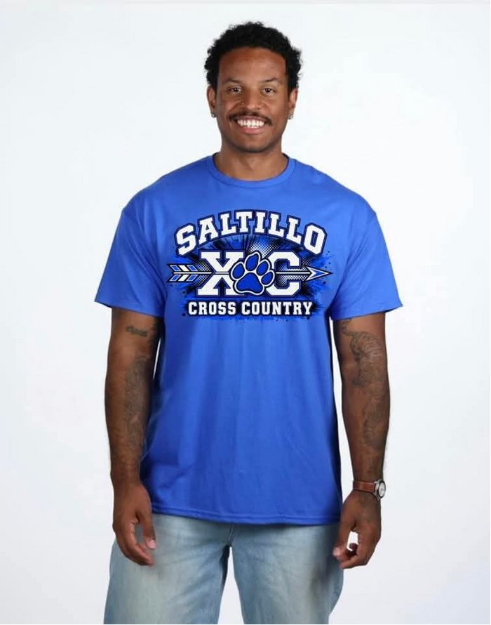 Saltillo XC Cross Country Royal Blue Gildan T-Shirt