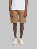 samurai jeans 15oz selvedge chino shorts khaki front