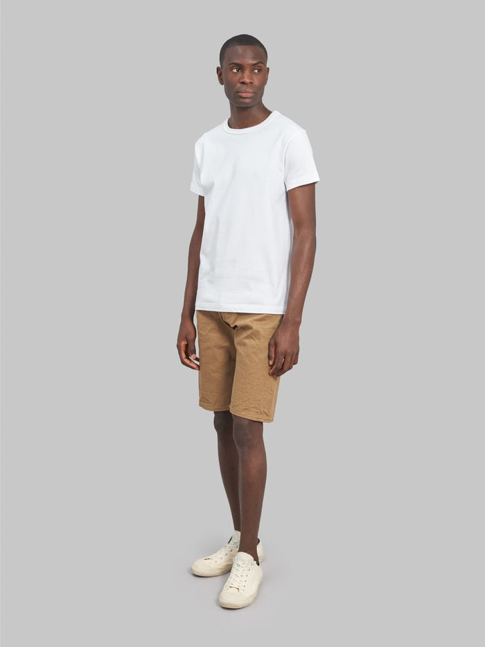 samurai jeans 15oz selvedge chino shorts khaki style
