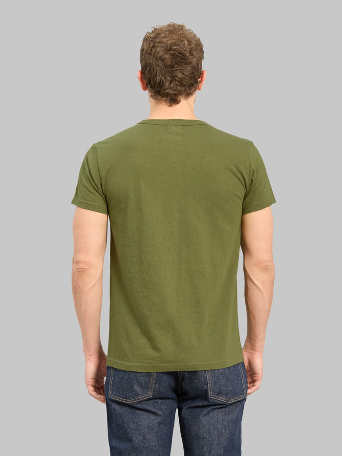 Samurai Jeans SJ2PST CREW Tubular Olive TShirt 2 Pack back look
