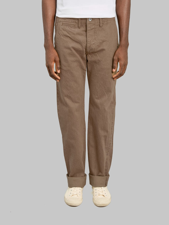 Samurai Jeans SJ42CP 15oz Heavy Chino Slim Straight front fit