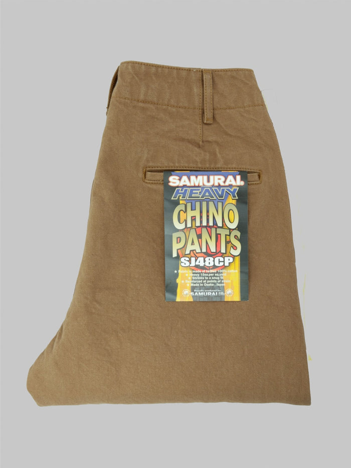 Samurai Jeans SJ48CP 15oz Heavy Chino Wide Straight 100 cotton