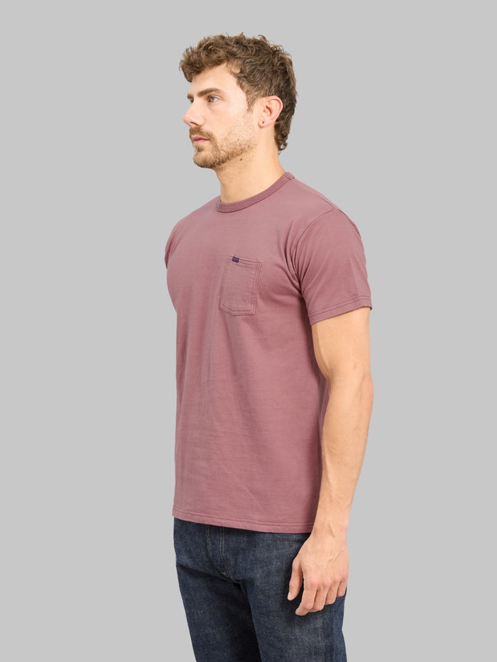 Samurai Jeans SJST-PCMIIL Heavyweight Pocket T-Shirt Ankoh Red