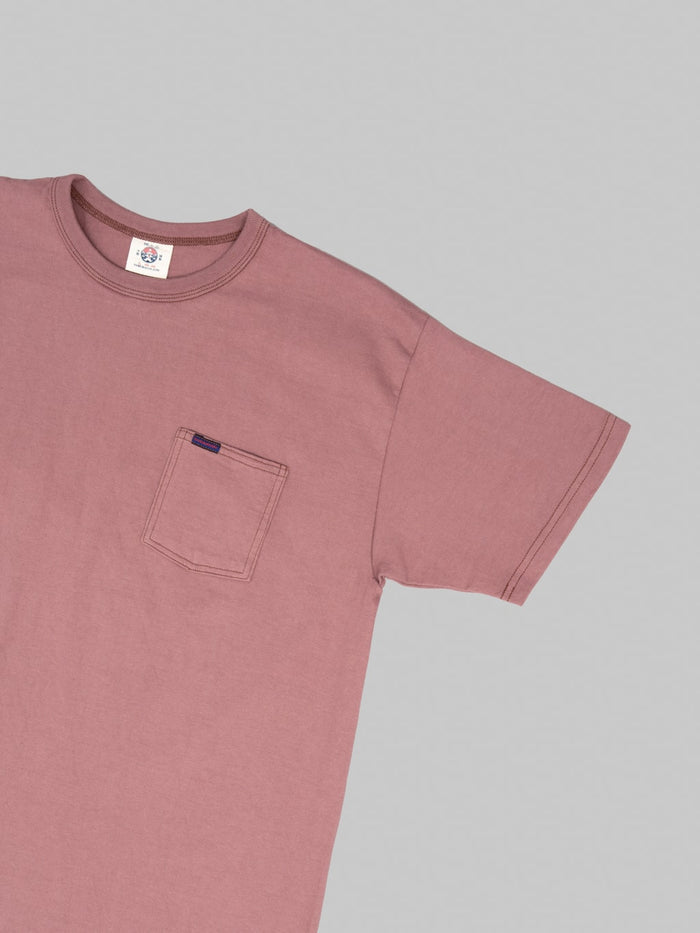 Samurai Jeans SJST-PCMIIL Heavyweight Pocket T-Shirt Ankoh Red