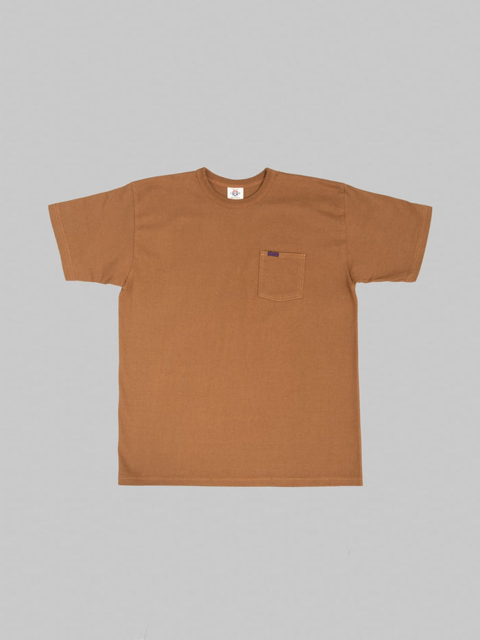 Samurai Jeans SJST PCMIIL Heavyweight Pocket TShirt Brown front