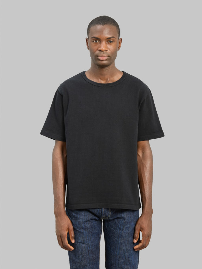 Samurai Jeans SJST-TW01 15.7oz Extra Heavy T-Shirt Black - Redcast Heritage Co.
