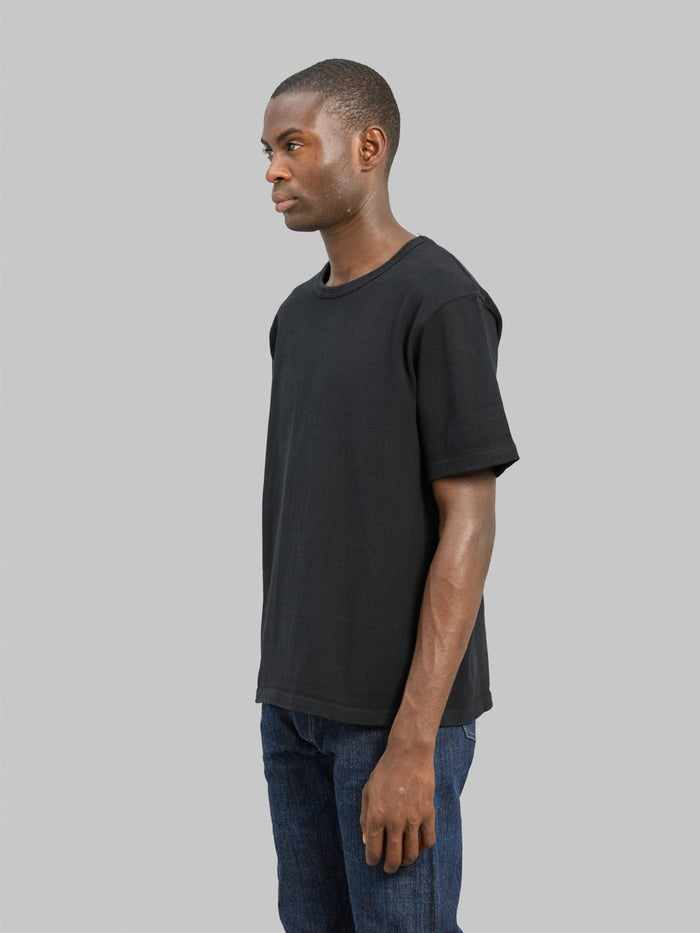 Samurai Jeans SJST-TW01 15.7oz Extra Heavy T-Shirt Black - Redcast Heritage Co.